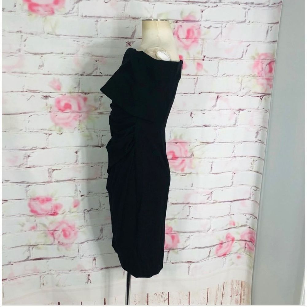 Vince camuto NWOT black off the shoulder cocktail party dress size 2 - Picture 9 of 14